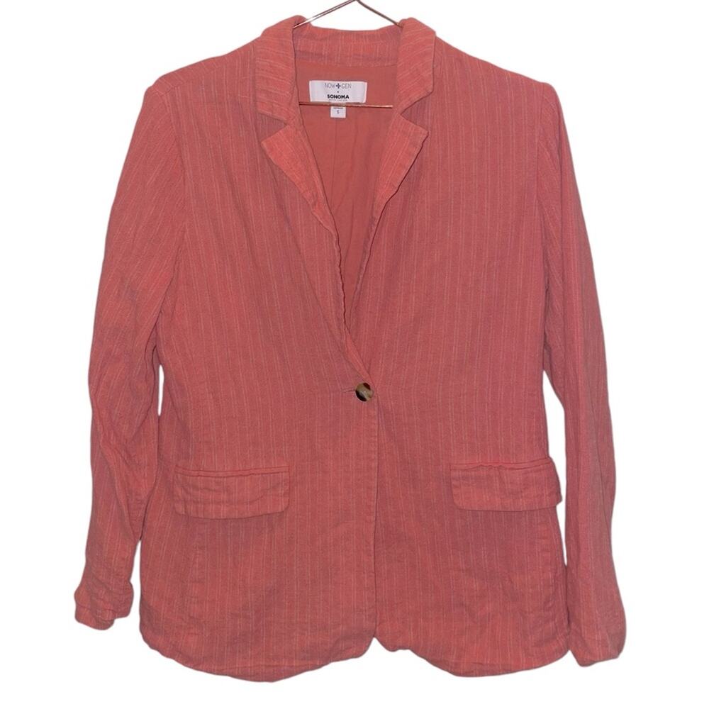 Now + Gen x Sonoma linen blend blazer size small